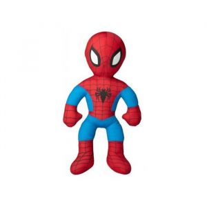 Grande peluche spiderman avec son 38 cm - doudou classique enfant - set spider-man et 1 carte offerte