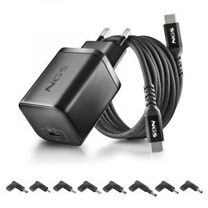 NGS Chargeur BUD 65W-AS GaN USB-C c&acirc;ble 1,5 m 8 connecteurs Asus