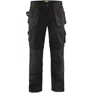 Blaklader Pantalon artisan bas amovibles Noir taille 48,