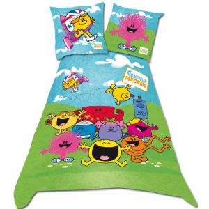 Belltex Monsieur Madame - Housse de couette avec taie (140 x 200 cm)
