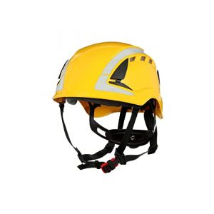 3M SecureFit Casque de sécurité, X5002V-CE, Jaune, Ventilé, Réfléchissant, CE