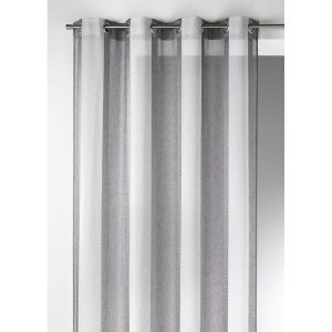 Homemaison Voilage en Etamine à Rayures Verticales Larges