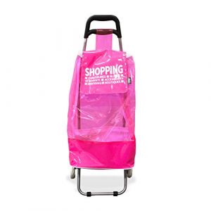 Chariot de Shopping "Fluo" Jaune Prix