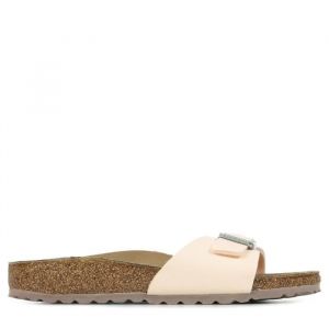 Birkenstock Madrid Vegan Birko-Flor Nubuck - Sandales Light Rose 40 - Étroit
