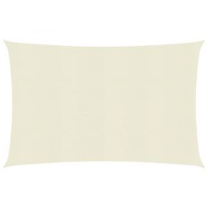 Voile d'ombrage 160 g/m² crème 4 x 5 m pehd 02_0009096