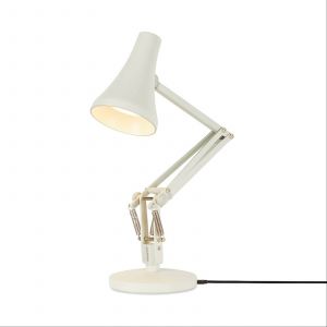 Anglepoise Lampe de table 90 Mini Mini / LED - Branchement secteur ou USB blanc en métal