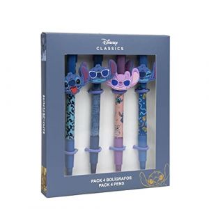 Cerda DISNEY Stitch - Lot de 4x Stylos - - Papeterie