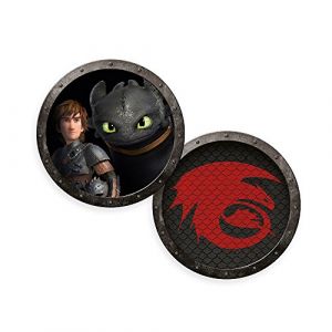 Herding DRAGONS Coussin Décoratif Réversible, Ø 36 cm, Polyester