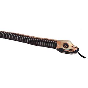 Wild Republic Peluche Serpent squelette 137 cm en peluche noire