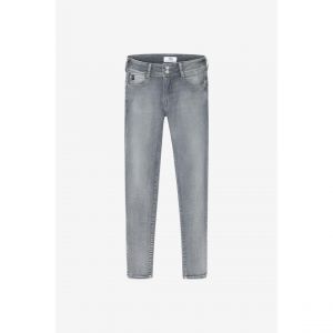 Le Temps des Cerises Jeans push-up slim PULP, 7/8ème gris Vox en coton