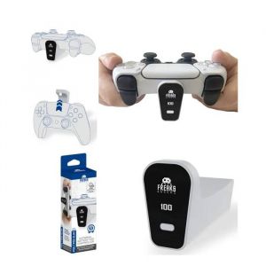 Freaks and Geeks Batterie externe pour manette PS5- 2500maH-câble Type C - Blanc