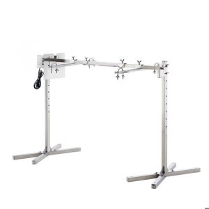 Kit de Gril &agrave; R&ocirc;tisserie &Eacute;lectrique pour Barbecue-Duoku-46 Pouces-Capacit&eacute; 60 kg-Moteur Automatique de 52W