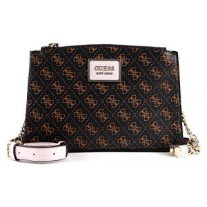 Guess Tyren Status Crossbody Brown Stone