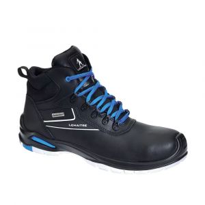 Lemaitre Le Maitre - Chaussures de sécurité montantes imperméables SUBMARINE S3 SRC WR Noir / Bleu 37 - Noir / Bleu