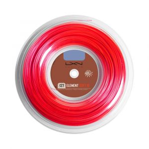 Luxilon Wilson Element IR Soft 127 T Corde de Raquette de Tennis Unisex-Adult, Rot, Taille Unique