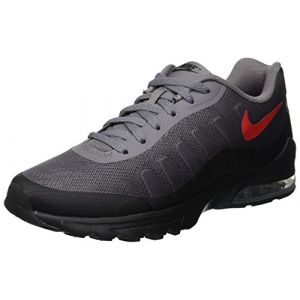 Image de Nike Air Max Invigor Print, Sneakers Basses Homme, Multicolore (Gunsmoke/University Red/Black 001), 43 EU