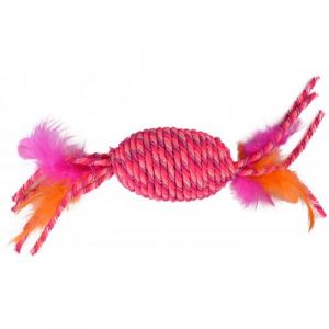 Image de Rouleau BIBI rose 29 cm Jouet pour chat Flamingo Pet Products FL 560911