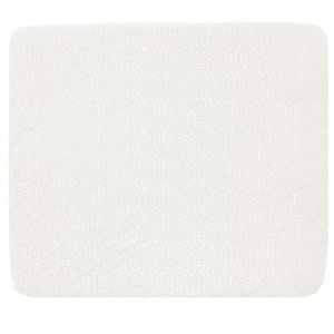 Roba Housse de Matelas à Langer Extensible Seashells Oyster 85 x 75 cm - Coton Bio Certifié Oeko-Tex & GOTS - Tissu Doux et Lavable en Machine - Motif Pois en Relief - Écru