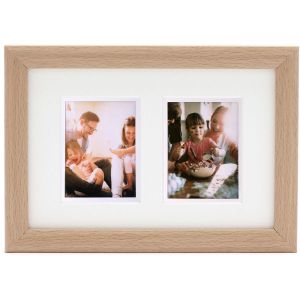 Fujifilm Cadre photo Instax Twin Mount Mini Frame Bois