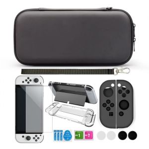 Etui Pour Nintendo Switch Inf Oled Avec Accessoires 9 Pièces