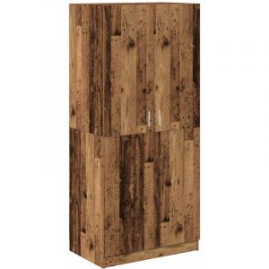 VidaXL Garde-robe vieux bois 80x52x180 cm bois d'ingénierie