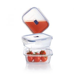 Luminarc Lot de 3 boites hermétiques rectangles en verre