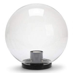 Velamp Lampion D'exterieur - Lanterne D'exterieur - Sphère d'extérieur en PMMA, 200mm, E27, fumée