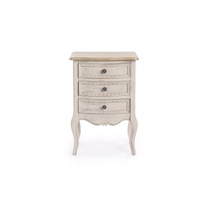 Hellin Chevet 3 tiroirs en bois - GARANCE