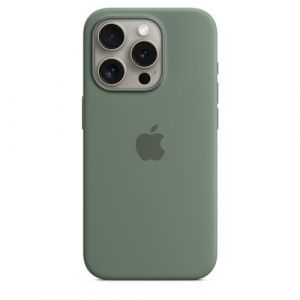 Image de Apple Coque en silicone avec MagSafe pour iPhone 15 Pro - Cypres