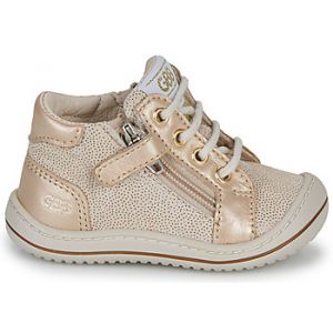 GBB Baskets montantes enfant FLEXOO ZIPETTE Beige - Taille 18,19,20,21,22,23