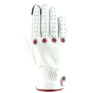 Helstons Gants cuir femme Helston Shine blanc- T6