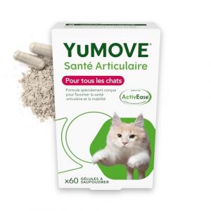 YuMOVE Complément pour Les articulations du Chat – 60 gélules – Soutien articulaire Complet pour Chats de Tous Les âges – Contenant moules Vertes, glucosamine et chondroïtine et maintient la mobilité