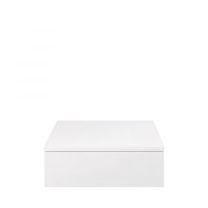 DRAWER Table de chevet murale 1 tiroir en bois - Blanc - Puerto
