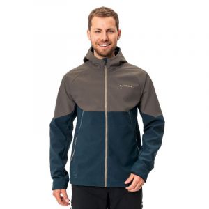 Vaude Qimsa Softshell Jacket Men, beige/Bleu pétrole XL Vestes imperméables