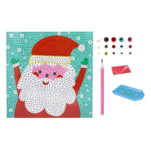 Diamond Painting Str P&egrave;re No&euml;l 15 Cm Megacrea Diy Neuf