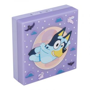 Paladone Bluey Veilleuse murale LED autocollante avec capteur automatique et luminosité réglable, alimentation par piles pour chambre d'enfant, produit sous licence officielle