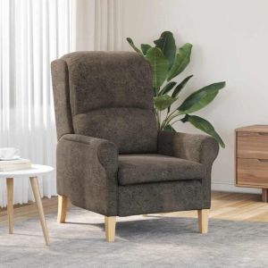 VidaXL Fauteuil Gris fonc&eacute; 76 x 94 x 102 cm Faux cuir