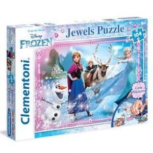 Clementoni Puzzle La Reine des Neiges Jewels 104 pièces