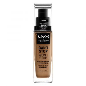 Image de NYX Cosmetics NYX Make-up Can't Stop Won't Stop 24-Hour Foundation 15 Caramel (30ml)