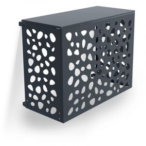 Cache clim Amaro Sunny Gris Anthracite en acier - Taille M