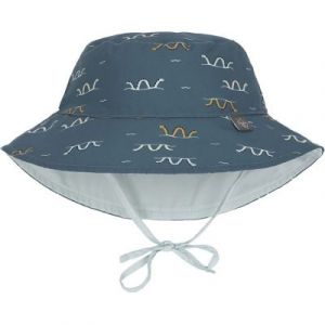 Lässig Chapeau anti-UV réversible Serpent de mer bleu(3-6 mois)