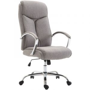 CLP Fauteuil de bureau XL Vaud tissu gris
