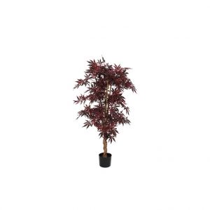 Erable Jamaica rouge artificiel en pot plastique H 150 x Ø 80 cm