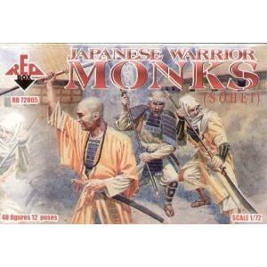 Image de Red Box Japanese Warrior Monks (sohei) - 1:72e