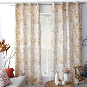 Rideau (135 x 240 cm) Bundi Jaune moutarde