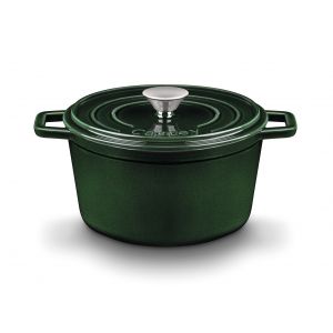 Castey Marmite Haute Fer 14 cm Vert Foncé