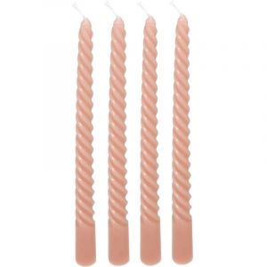 Atmosphera 4 bougie-b&acirc;tons Twist many rose 180g cr&eacute;ateur d'int&eacute;rieur