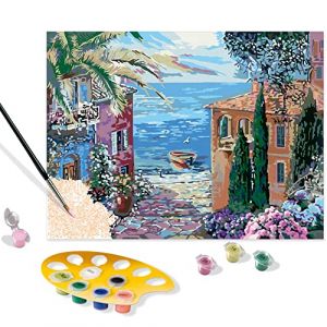 Ravensburger CreativeSet Peinture par numéros Méditerranée - 14 ans et +