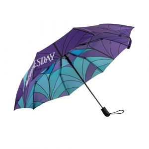 Cinereplicas Parapluie En Vitrail Wednesday 121 Cm Ouvrir