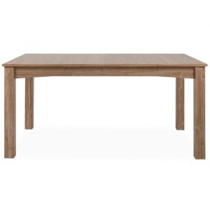 Table à manger extensible effet bambou 6/8 personnes 160/200 cm - Romi